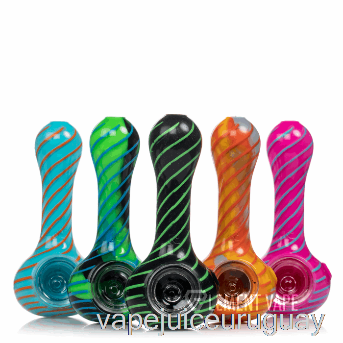 Eyce Oraflex Espiral Cuchara De Silicona Azul / Blanco Vape Recargable